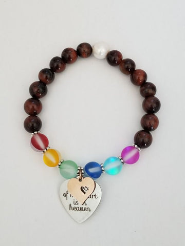 Equi-Energy Gems "Rainbow Bridge" Bracelet